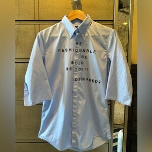 DSquared Men’s button down 1/4sleeve